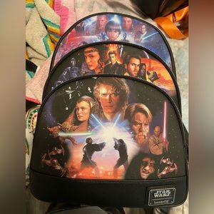Loungefly Star Wars prequels backpack!!
